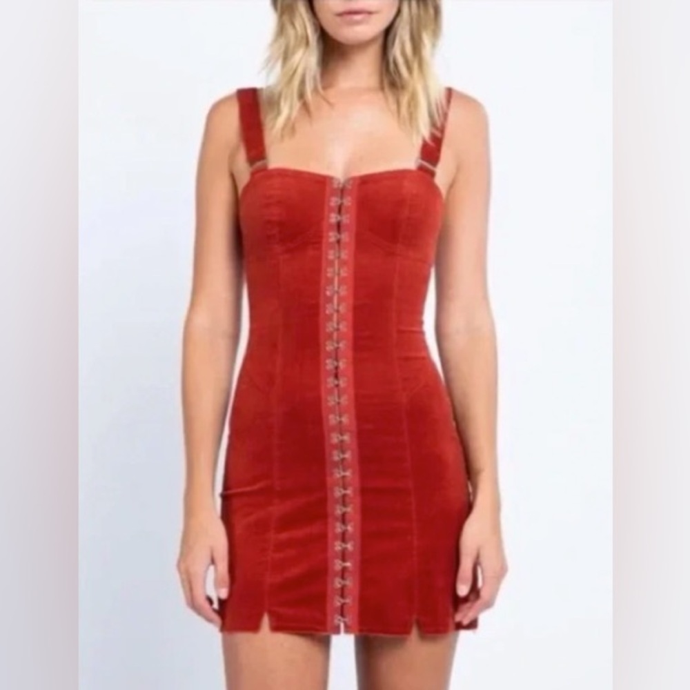 Skylar+Madison red dress